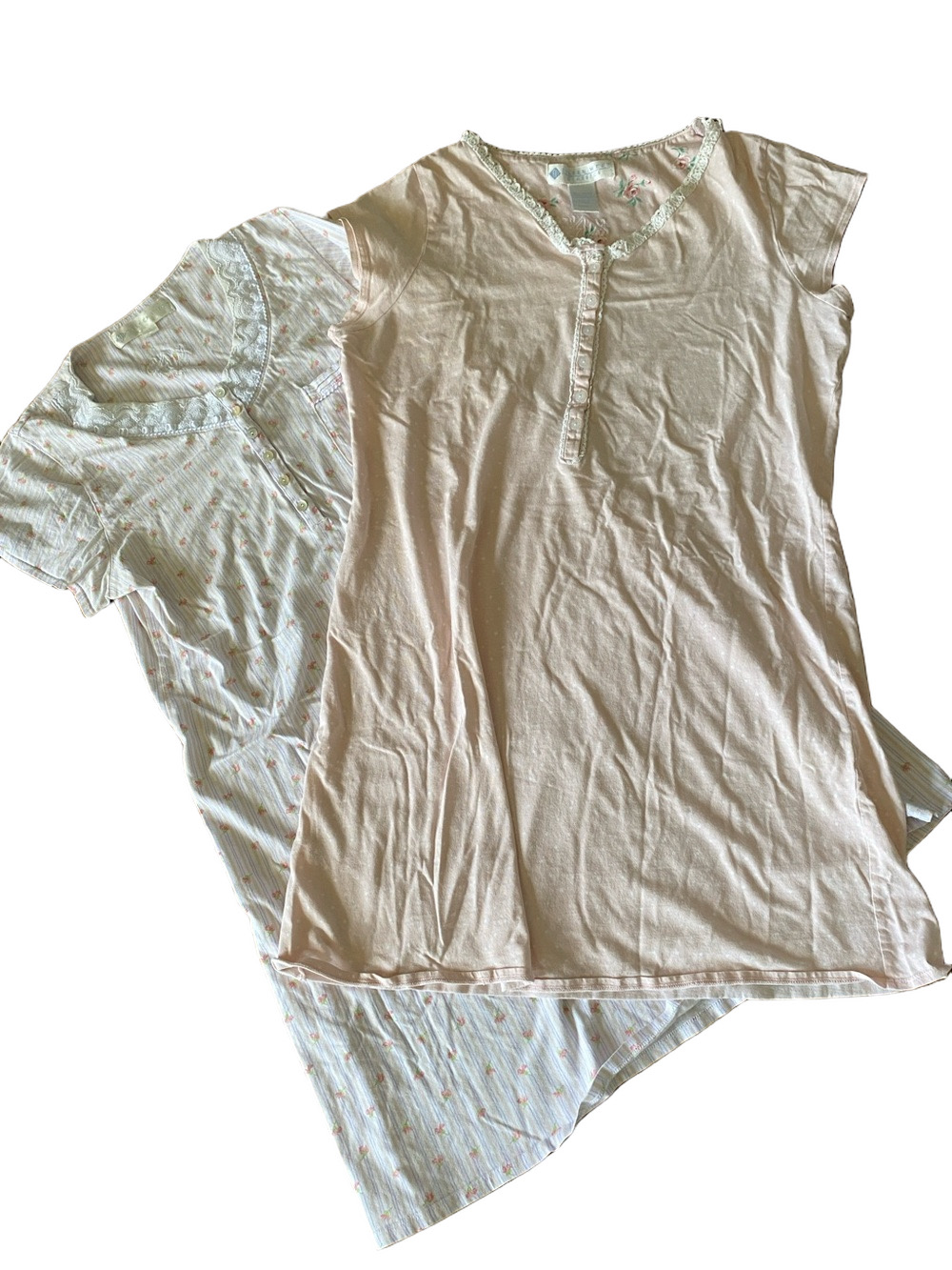 Eileen West Light Pink Set of 2 cotton nighties